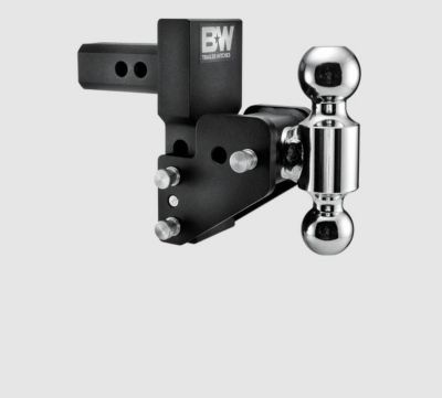 B&W Trailer Hitch Dual Ball Class IV for Use with GM Multi Pro Tailgate, Fits 2 in. Rec, 2.5 in. Drop, TS10063BMP