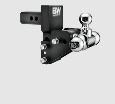 B&W 2 in. Receiver Tow and Stow Tri-Ball Mount Trailer Hitch with 1-7/8 in., 2 in. and 2-5/16 in. Ball, 10,000 lb.
