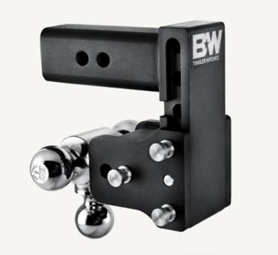 Image showing  2-1/2 in. Receiver Tow and Stow Class V Trailer Hitch Tri-Ball Mount with 1-7/8 in., 2 in. and 2-5/16 in. Ball