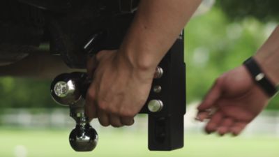 Image showing  3 in. Receiver Class V Trailer Hitch Tri-Ball Mount with 1-7/8 in., 2 in. and 2-5/16 in. Ball, 7.5 in. Drop