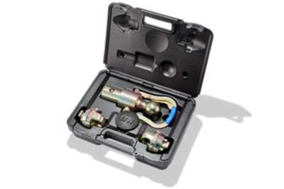 Image showing  2-5/16 in. Gooseneck Ball Trailer Hitch Kit with Chain Anchors and Case, 30,000 lb. Capacity, GNXA2062