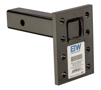 Image showing  Pintle Hook Mounting Plate Receiver Mount Type Solid Shank for 2 in. Receiver, PMHD14002