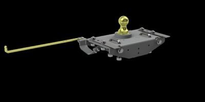 Image showing  30,000 lb. Capacity Direct Fit Gooseneck Trailer Hitch with 2-5/16 in. Underbed Stow-A-Way Ball