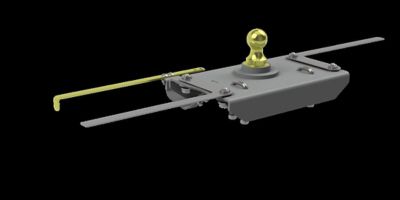 Image showing  Gooseneck Trailer Hitch Direct Fit Under Bed 2-5/16 in. Stow-A-Way Ball, GNRK1384