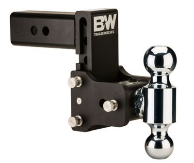 B&W 2-1/2 in. Receiver Class V Trailer Hitch Dual Ball Mount with 2 in. and 2-5/16 in. Ball, 5 in. Drop, 14,500 lb. Capacity