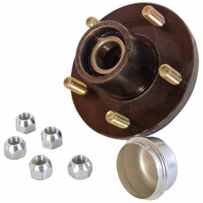 Carry-On Trailer 5-Bolt Trailer Wheel Hub Assembly, 1,250 lb.