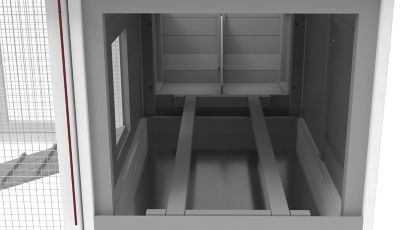 Image showing  Pet Products Rustic Barn Chicken Coop, 2 Chicken Capacity