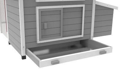 Image showing  Pet Products Rustic Barn Chicken Coop, 2 Chicken Capacity