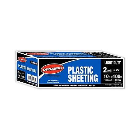 Dynamic 4 ft. x 50 ft. 4 mil Clear Plastic Sheeting at Tractor Supply Co.