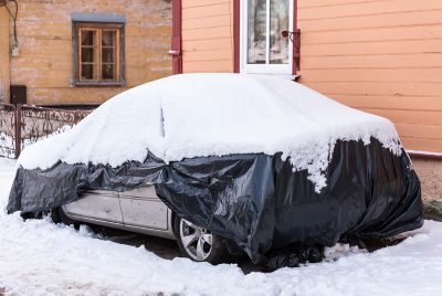 Image showing  15 ft. x 25 ft. 4 mil Plastic Sheeting, Black