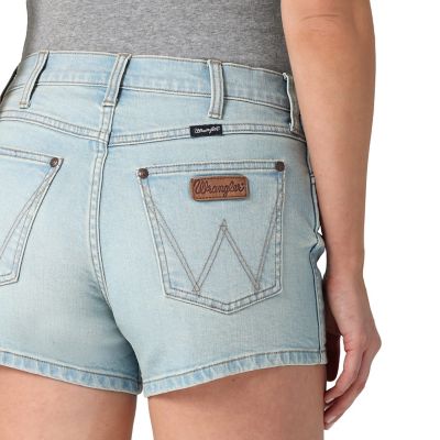 Image showing  Women's Stretch Fit High-Rise Retro Hemmed Shorts