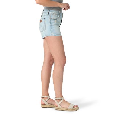 Image showing  Women's Stretch Fit High-Rise Retro Hemmed Shorts
