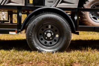 Image showing  ST205/75D15 15 in. Bias 6-Ply Trailer Tire and Black Mod Wheel 5 Lug on 4.5 in.