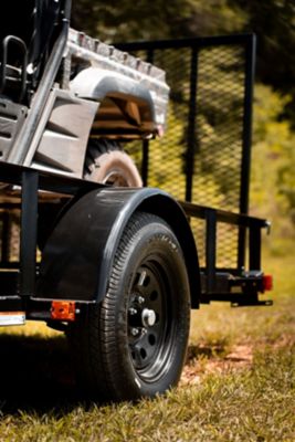 Image showing  ST205/75D15 15 in. Bias 6-Ply Trailer Tire and Black Mod Wheel 5 Lug on 4.5 in.