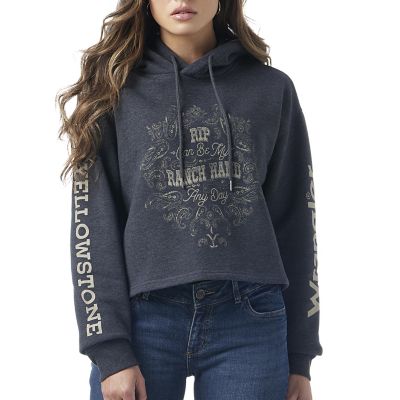 Wrangler Women's Yellowstone Cropped Hoodie at Tractor Supply Co.