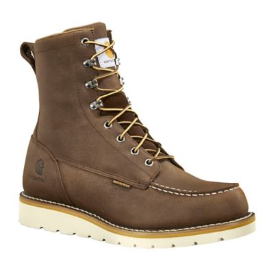 Carhartt Waterproof Moc Soft Toe Wedge Boots, 8 in.