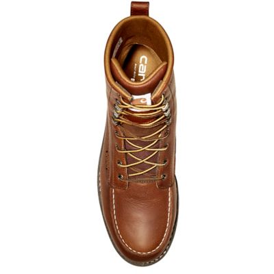 Image showing  Men's Waterproof Moc Steel Toe Wedge Work Boots, 8 in.