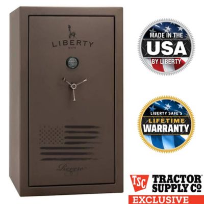 Liberty Safe Revere, 44 Long Gun + 6 Handgun, E-Lock, 60 Min Gun Safe, Midnight Bronze