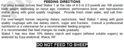 Image showing  1 Pina Colada Flavor Horse Feed, 40 lb.