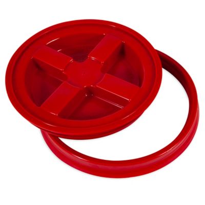 Image showing  Seal Food-Safe Bucket Lid, Red