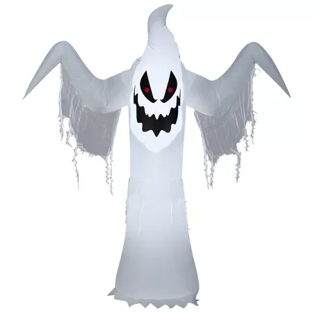 Gemmy 59.84" Air Blown Inflatable Ghost with Gauze Inflatable Halloween Decoration Halloween Inflatables