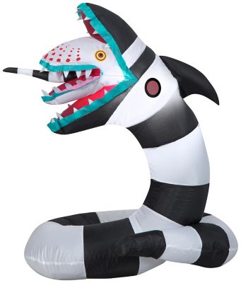Gemmy 35.83 in. Airblown Beetlejuice Sandworm Inflatable Halloween Decoration