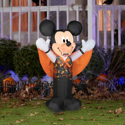 Image showing  Airblown Inflatable Mickey Mouse as Vampire with Candy Toss Vest