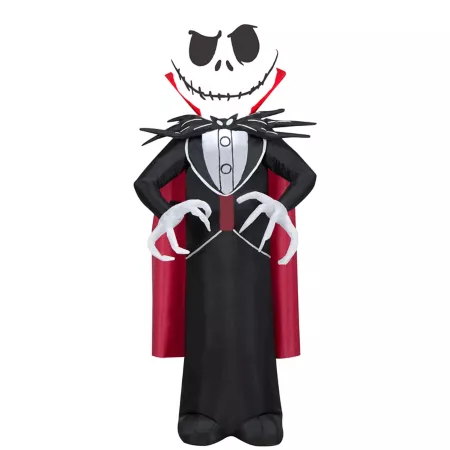 Gemmy Airblown Inflatable Jack Skellington as Vampire Halloween Inflatables