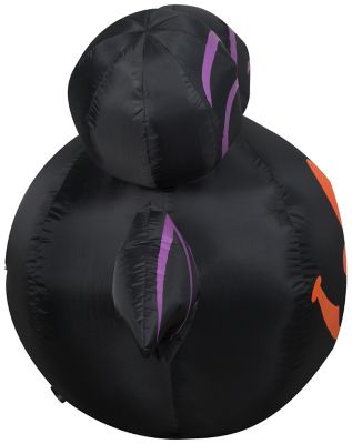 Image showing  Airblown Inflatable Mickey Mouse as Jack-O-Lantern Bat