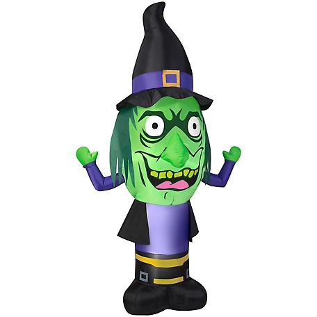 Gemmy Airblown Inflatable Stumpy Witch Head