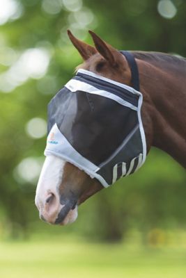 Shires Equestrian Products Fine Mesh Horse Fly Mask without Ears