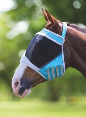 Shires Equestrian Products Fine Mesh Horse Fly Mask without Ears