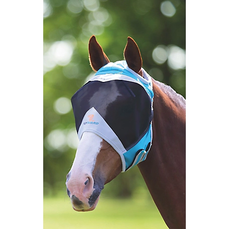 Shires Equestrian Products Fine Mesh Horse Fly Mask with Ear Holes