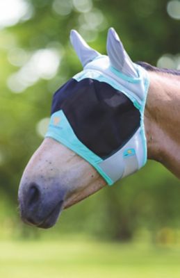 Horse Fly Mask with Ears, Comfort Fit Fly Mask, Protects The Horse from  Insects, Dust & Irritants, Lightweight & Comfortable Stretchy Lycra & Mesh  UV Equine Fly Mask Helps Protect Eyes and