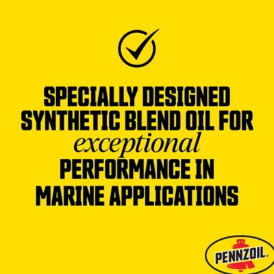 Image showing  1 gal. Marine Premium Plus 2-Cycle Synthetic Blend Oil