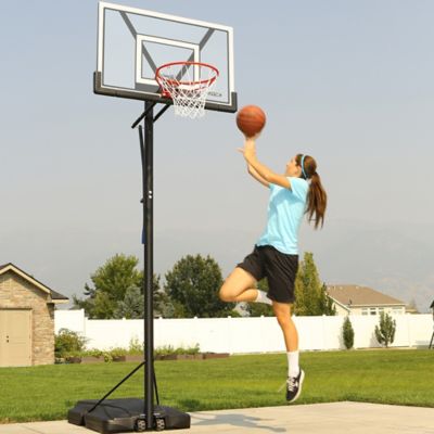 Image showing 9 th Lifetime Adjustable Portable Basketball Hoop System, 48 in.