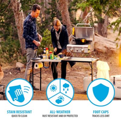 Image showing 5 th Lifetime Fold-in-Half Rectangular Camping Table, 5 ft.