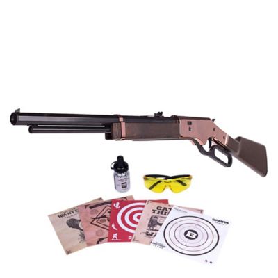 Barra Airguns .177 Caliber 1866 Rosie Air Gun Bundle with Glasses, Targets and BBs