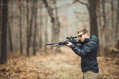 Image showing  .22 Caliber Black Ops Spring Piston Sniper Pellet Rifle