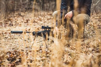 Image showing  .22 Caliber Black Ops Spring Piston Sniper Pellet Rifle