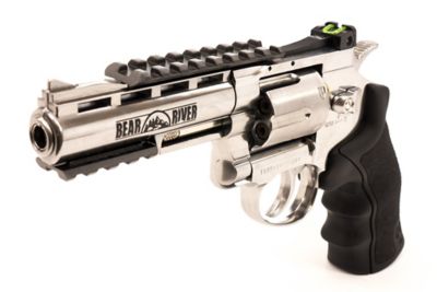 Barra Airguns Exterminator 4 in. BB Revolver, Chrome