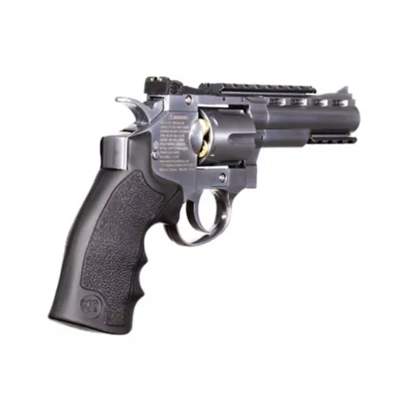 Barra Airguns 4 in BB Revolver Exterminator Chrome BB Guns