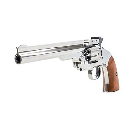 Barra Airguns Schofield 5 in. BB Revolver, Nickel