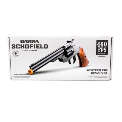 Image showing  6mm Schofield Airsoft Revolver, Gunmetal, 4022