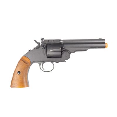 Image showing  6mm Schofield Airsoft Revolver, Gunmetal, 4035