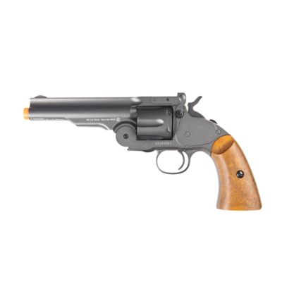 Image showing  6mm Schofield Airsoft Revolver, Gunmetal, 4035