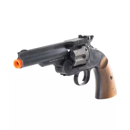 Barra Airguns Schofield 5" Airsoft Revolver Aged Airsoft Guns