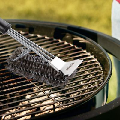 Image showing  Grill Cleaning Brush and Scraper, Wire Bristles Stainless Steel Brush for Gas or Charcoal Grills, TB1707