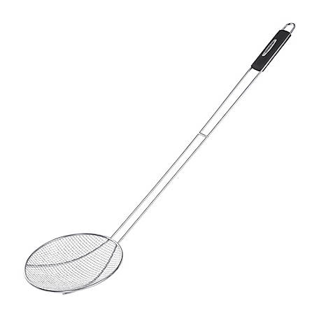 Mindful Strengt Kamel Creole Feast 36 in. Stainless Steel Strainer, Wire Skimmer and Mesh Scoop,  Crawfish Long Ladle Accessories, SKM3602 at Tractor Supply Co.