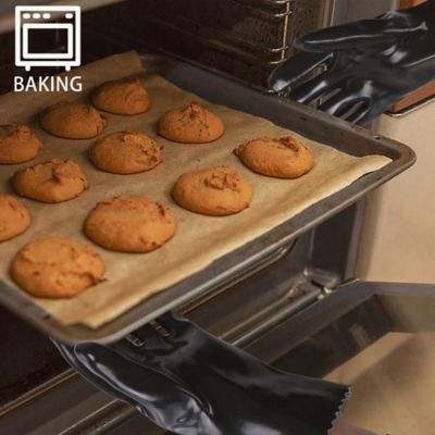 Image showing 5 th Creole Feast Unisex Adult High Heat-Resistant Waterproof Heavy-Duty Insulated Grill Gloves, 1-Pair